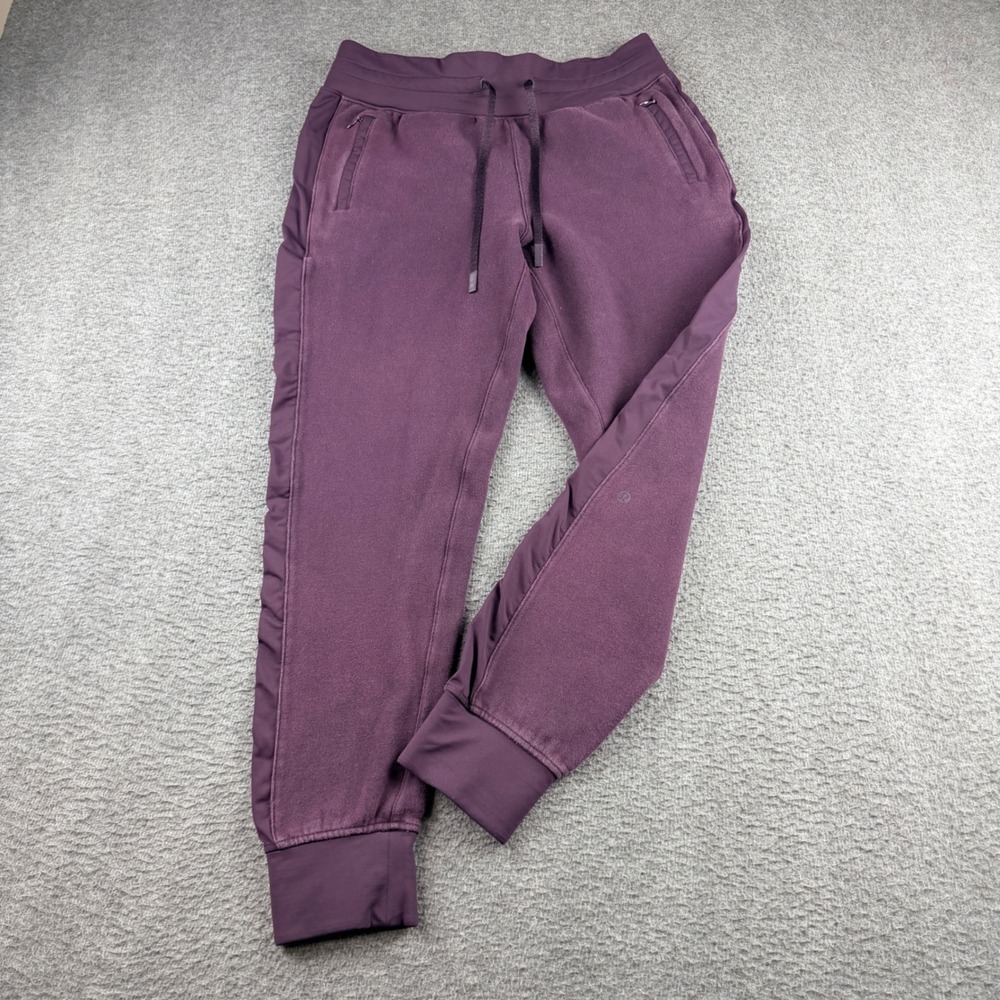Lululemon Engineered Warmth Jogger Dark Magenta Purple Women's Size 8 W5BSAS
